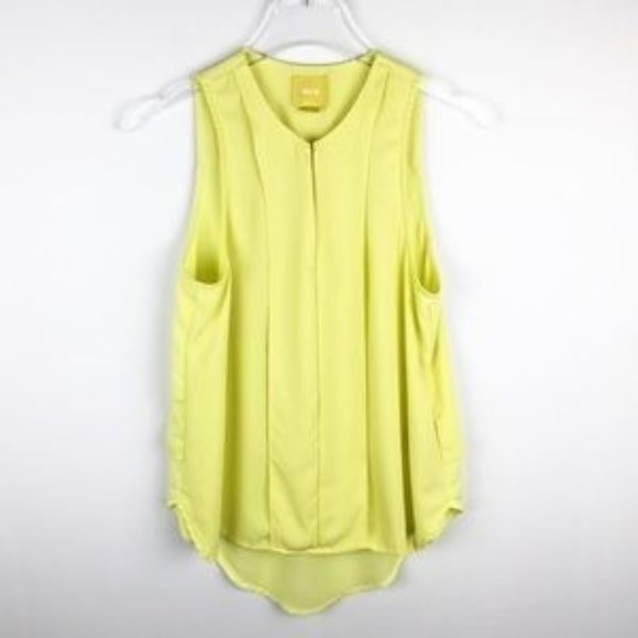 Maeve Tops - Anthropologie‎ Maeve Neon Sleeveless Tank Top Style Blouse Size 2